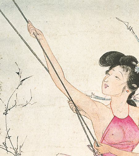 阳明-胡也佛的仕女画和最知名的金瓶梅秘戏图